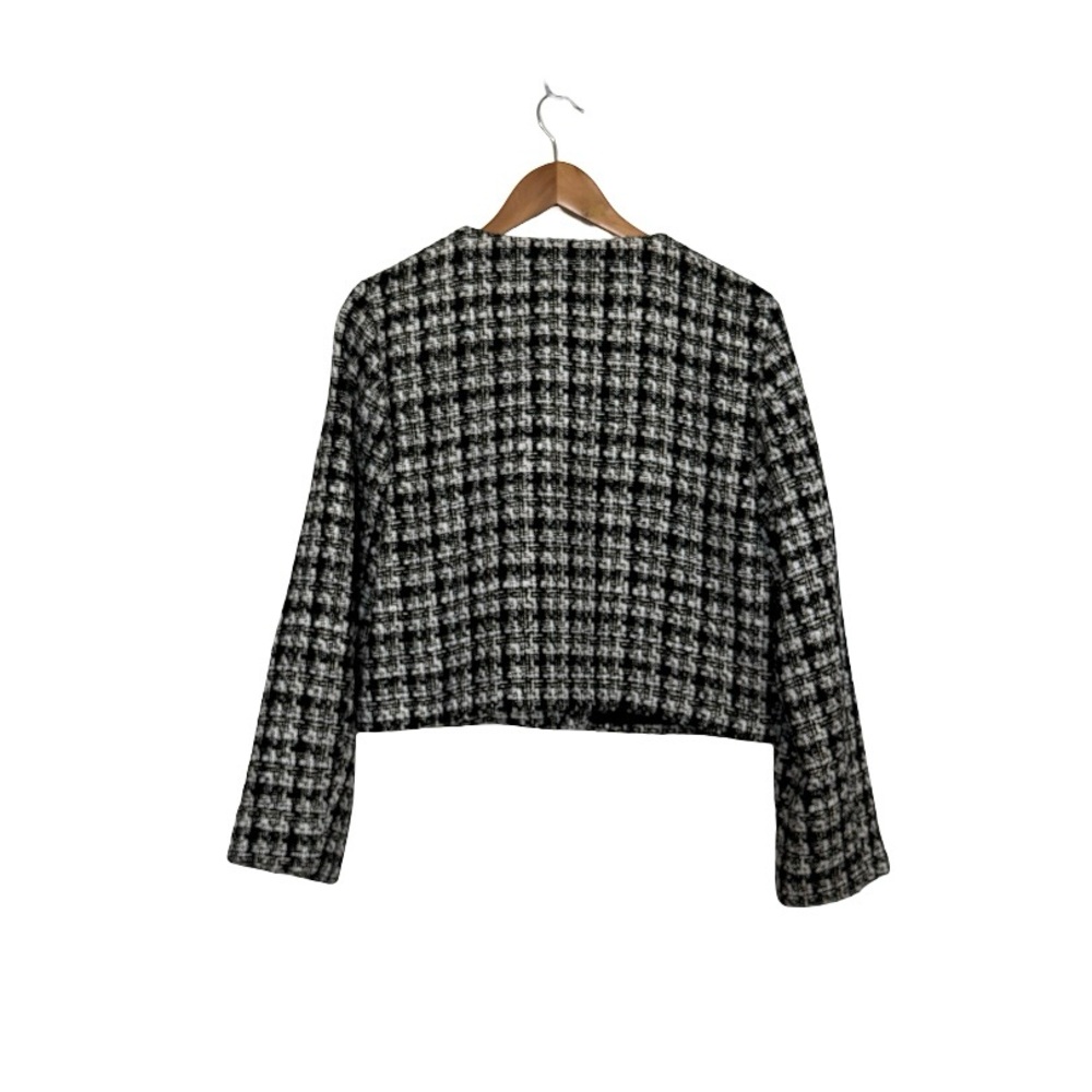 H&M Black and White Checkered Blazer - Picture 3 of 9
